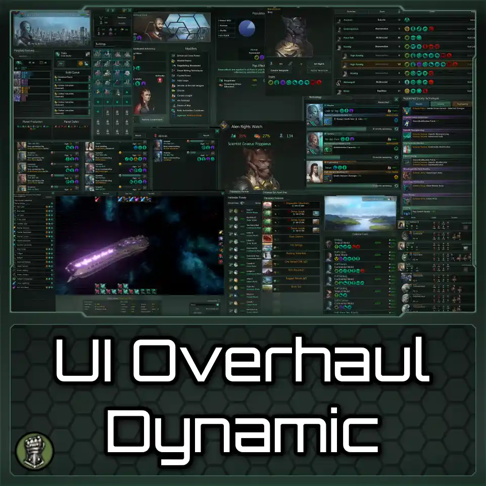 【群星】UI大修：UI Overhaul Dynamic（4.2）-懒狗资源站